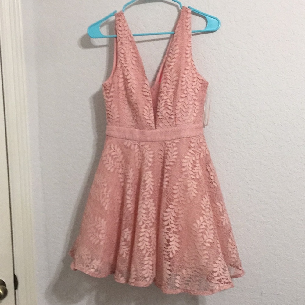 V front & back fitted top dress with  full bottom